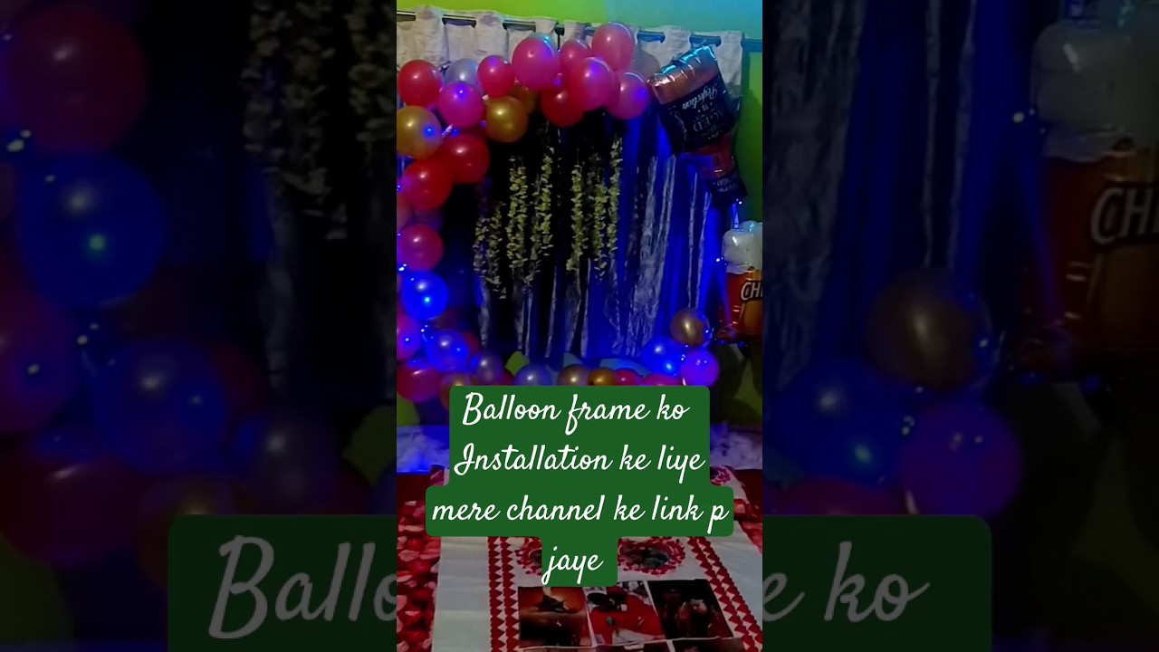 #Howtoinstallationballoonarchframe