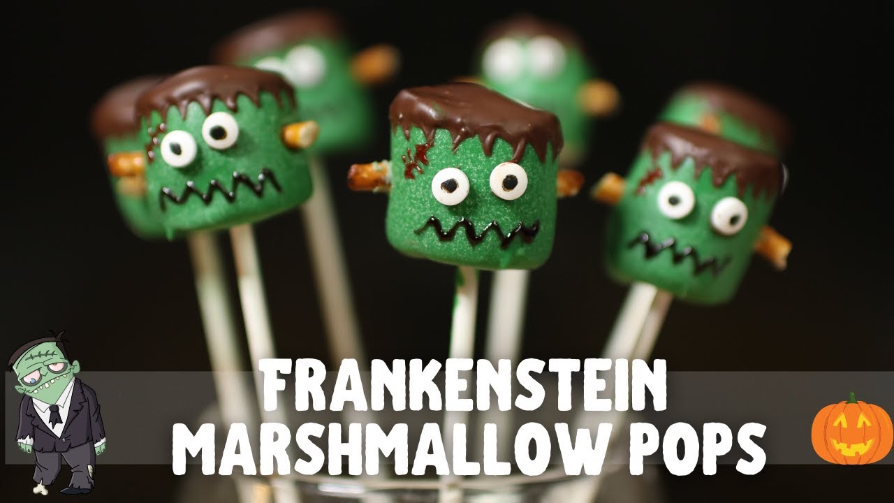 FRANKENSTEIN MARSHMALLOW POPS | DIY Halloween Treats