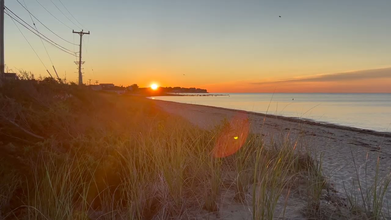 Sunrise on the Shore | Gentle Waves & Morning Breeze