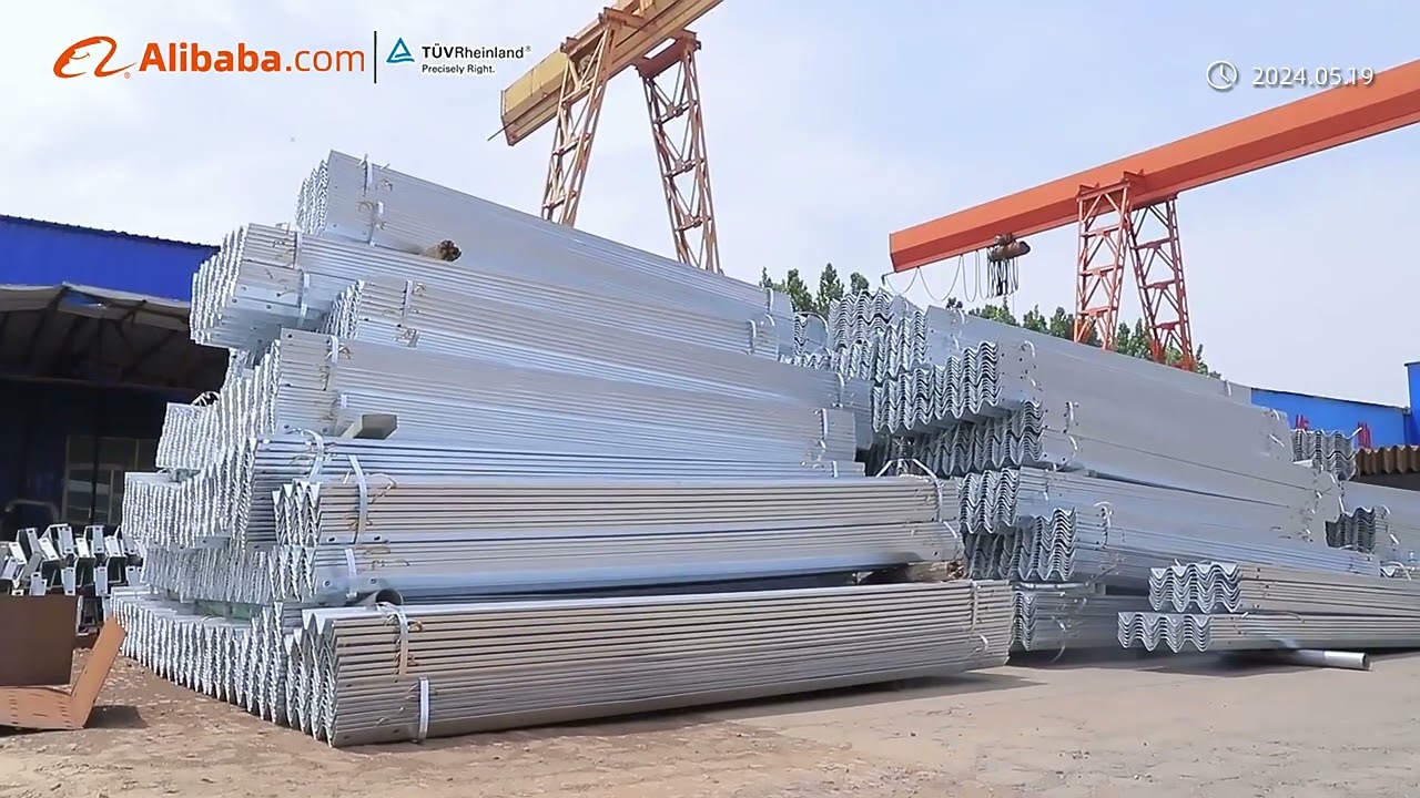 How We Manufacture Industrial Highway Guardrails Systems