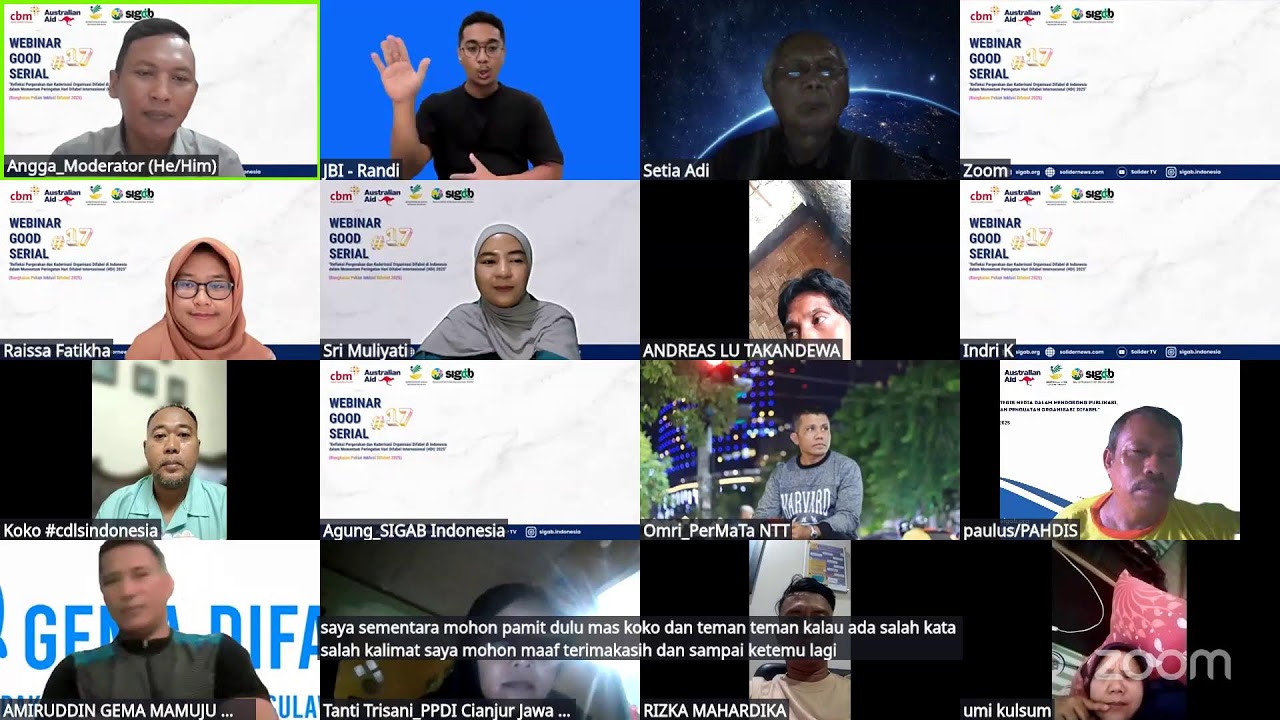 Refleksi Pergerakan dan Kaderisasi Organisasi Difabel di Indonesia dalam Momentum peringatan HDI
