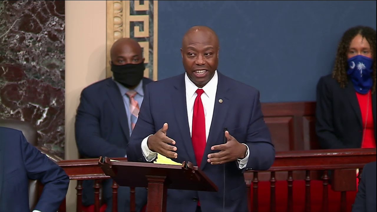 Senator Tim Scott on Senate Floor after Senate Democrats obstruct police reform in America