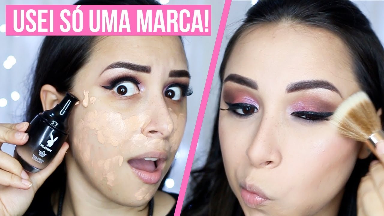 MAKE COMPLETA SÓ COM UMA MARCA | NACIONAL BARATINHA