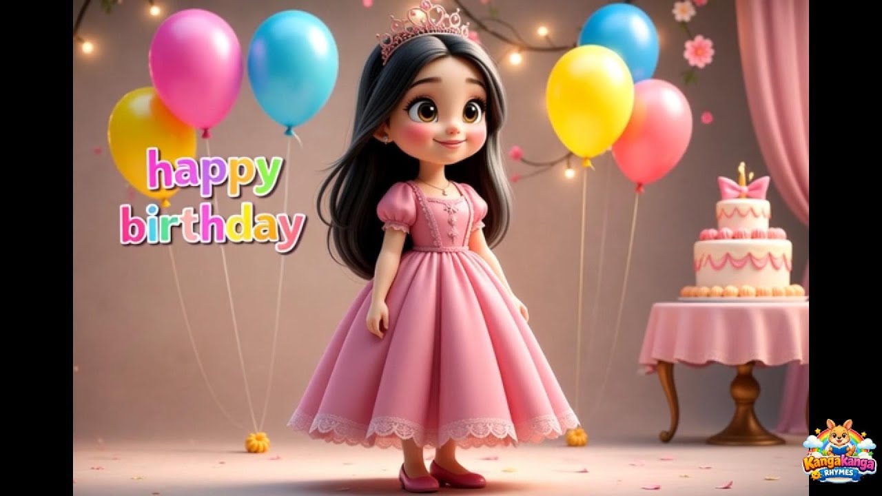 Happy Birthday to You 🎉 | Cute Cake Cutting Song for Kids