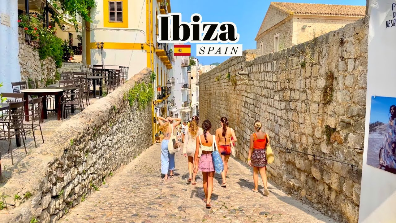 Ibiza, Spain 🇪🇸 - SUMMER 2023 4K-HDR Walking Tour (▶195min)