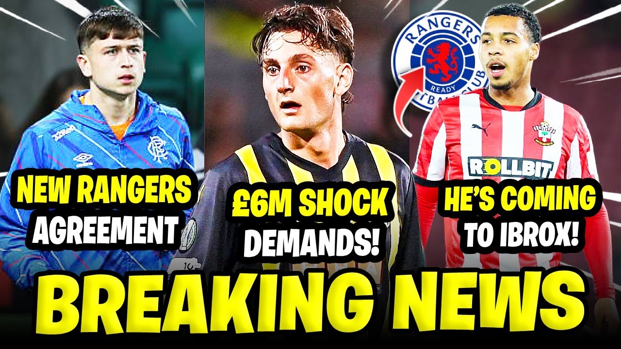 🚨RANGERS CLOSE IN ON ARCHER, PIROE REJECTS MOVE, £6M ANDERSEN TWIST & MOORE DEAL! RANGERS FC NEWS