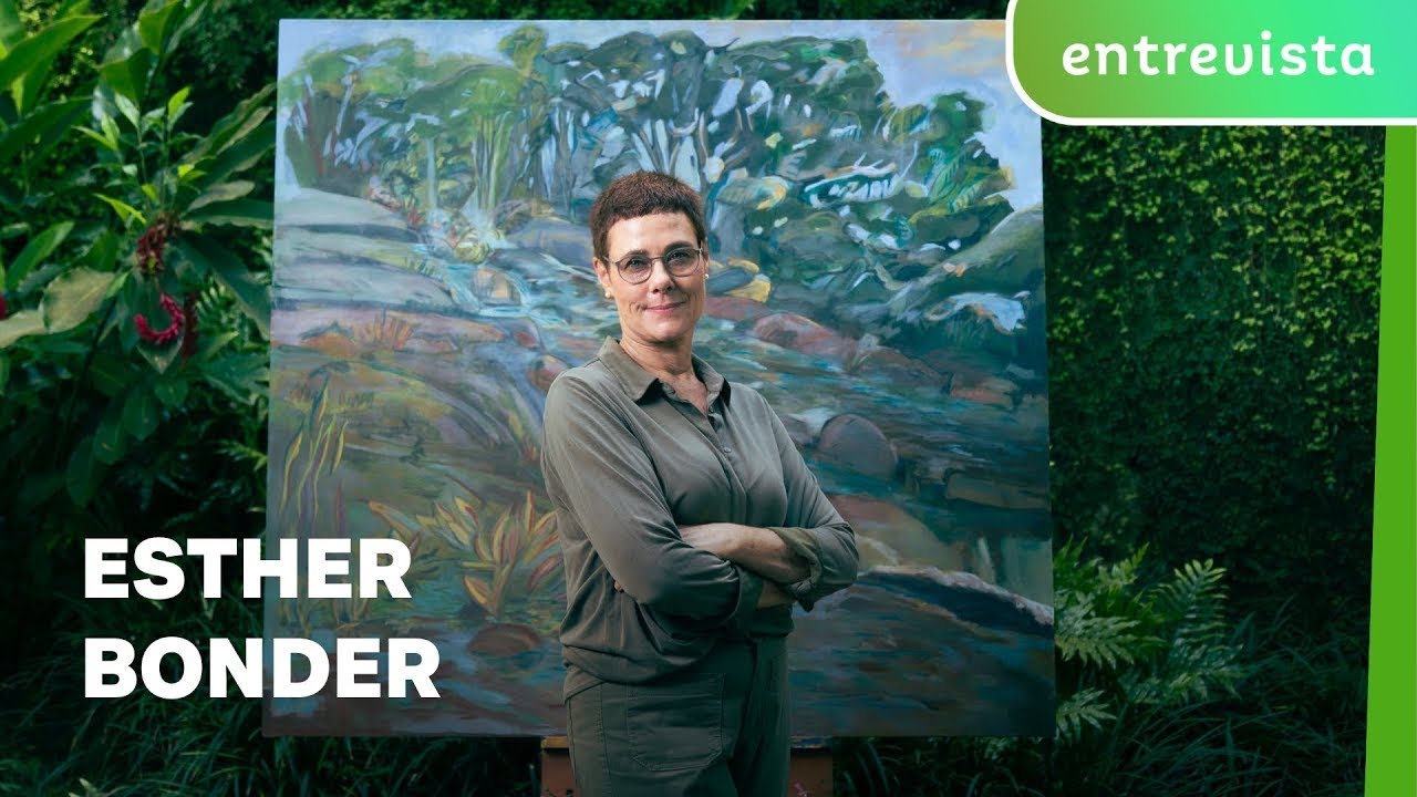Claro Janela Cultural - Esther Bonder em seu ateliê