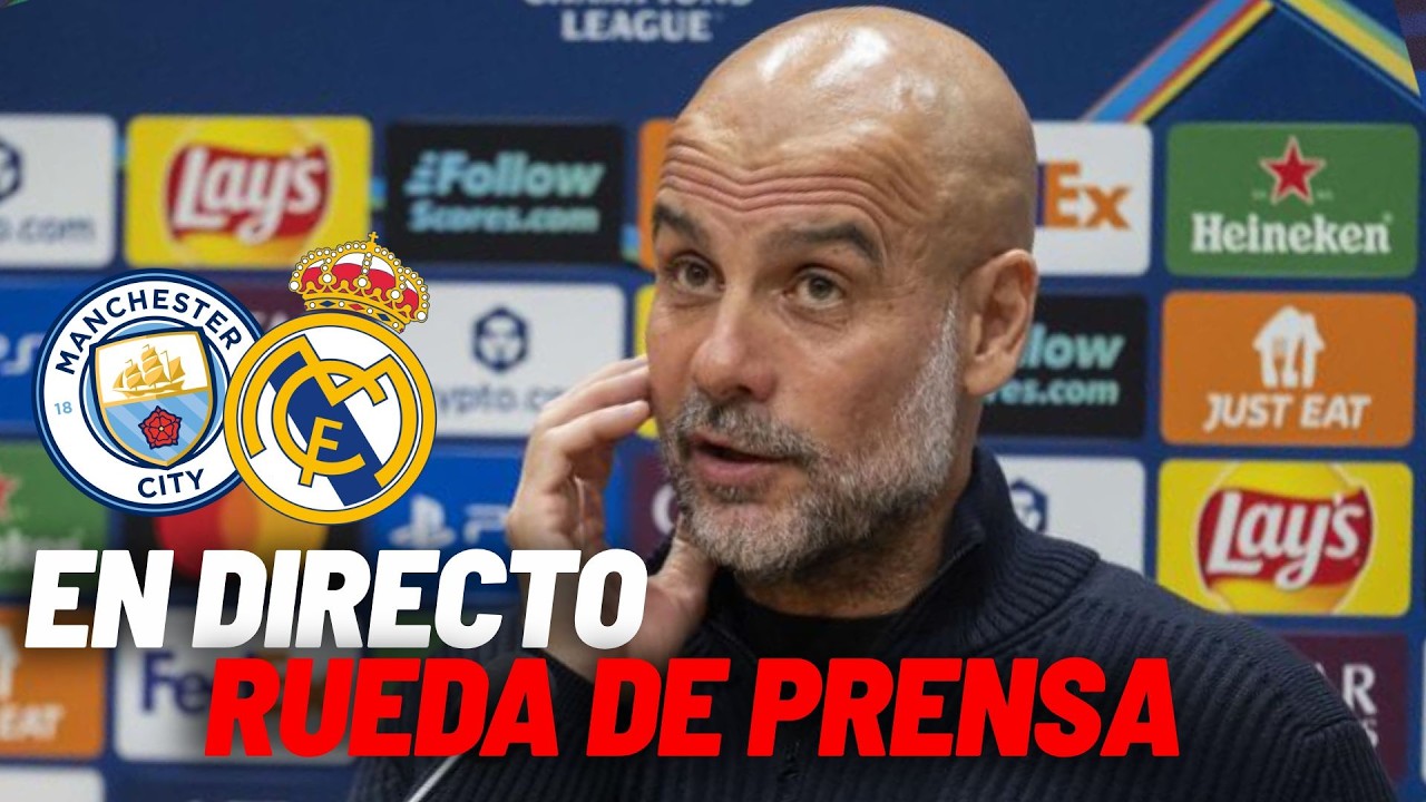 EN DIRECTO I MANCHESTER CITY - REAL MADRID, rueda de prensa de Pep Guardiola y Bernardo Silva