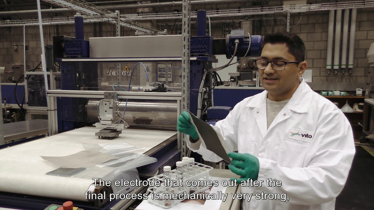 Development and Production of Gas Diffusion Electrodes (GDEs) at VITO
