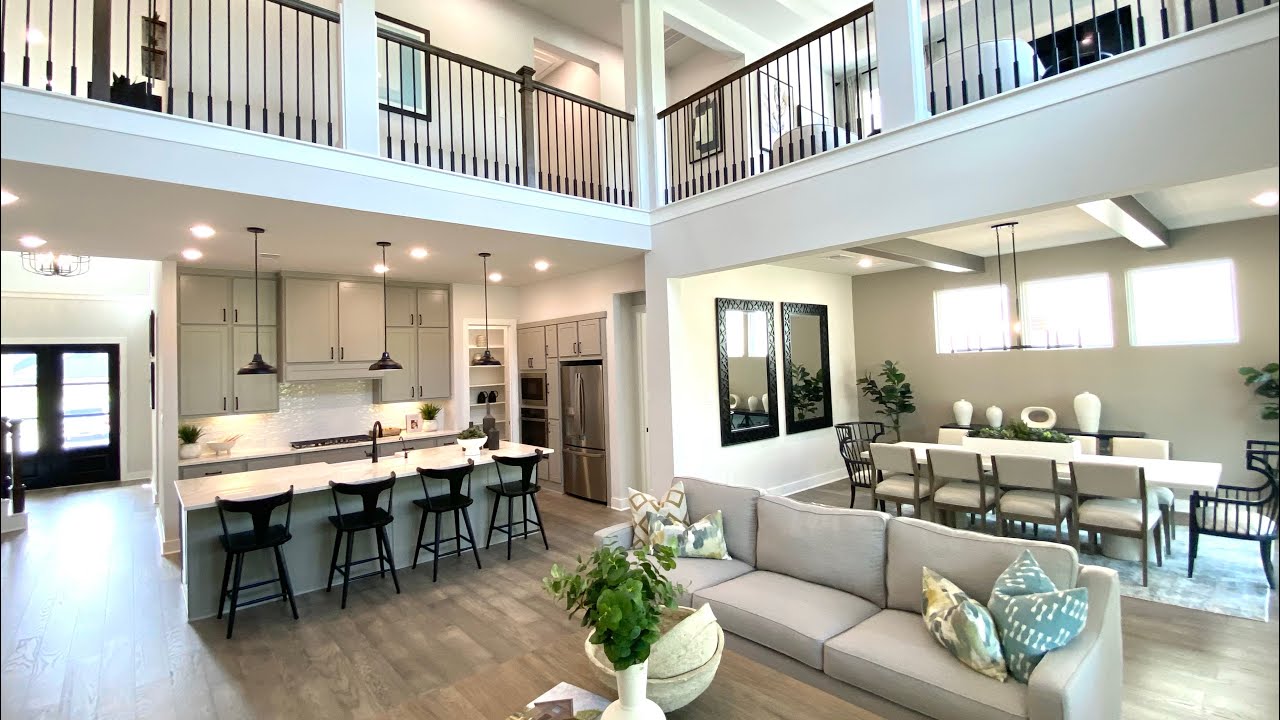 Luxury House Tour | Tour a Gorgeous Five Bedroom Luxury Home | Living Room Ideas