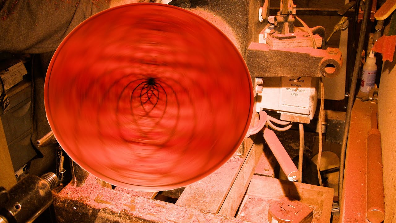 Wood Turning The Manhole - Cover Wood to Bronze