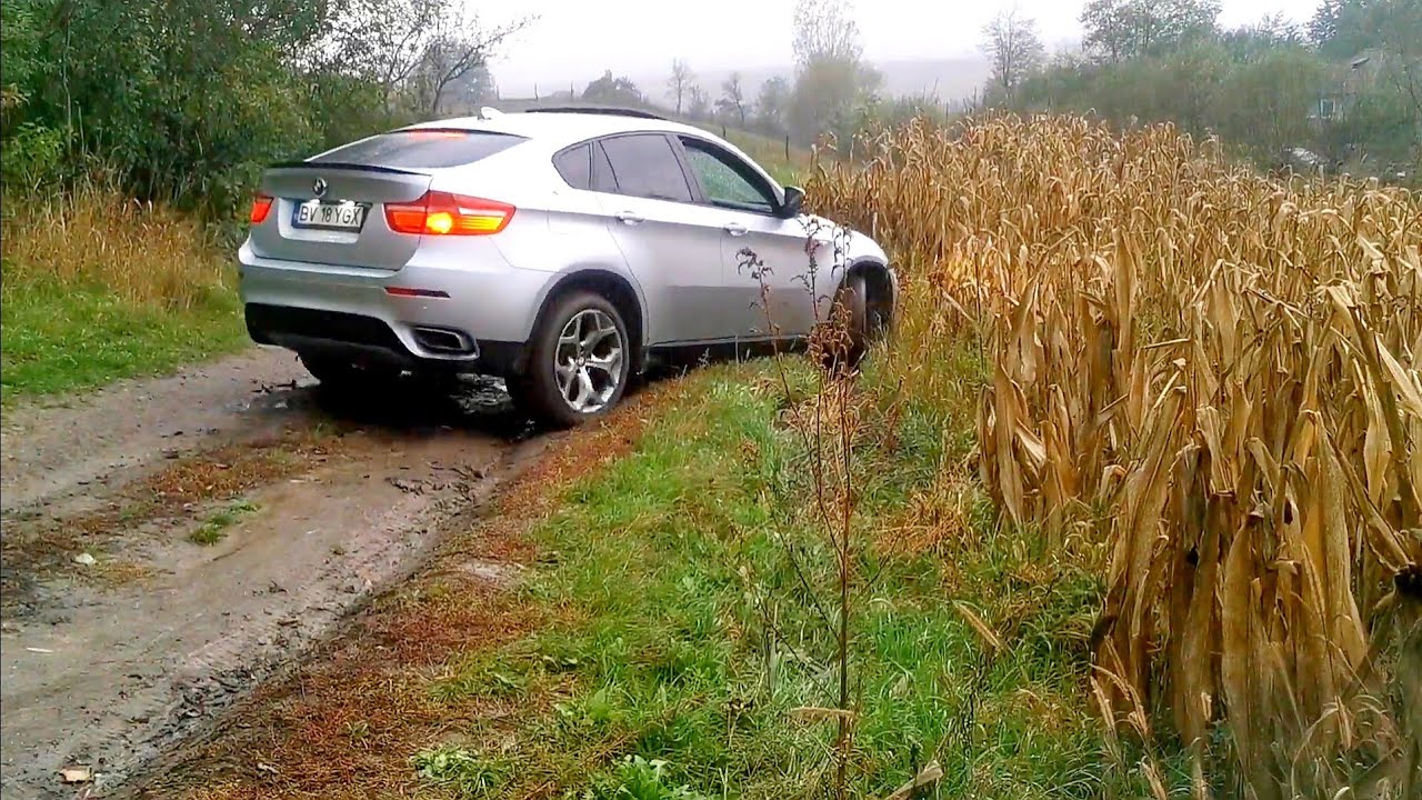 Ne a prins ploaia cu BMW la casuta din padure reușește sa iasa !