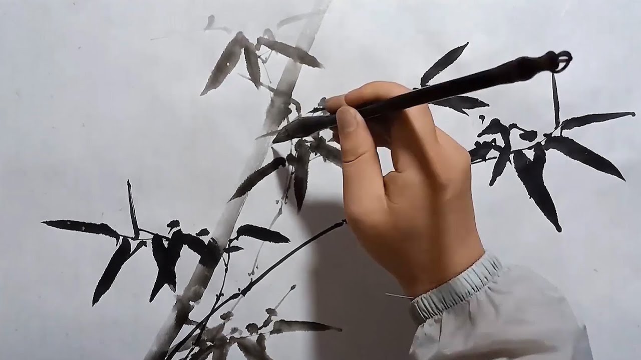 Bamboo - Ink wash painting