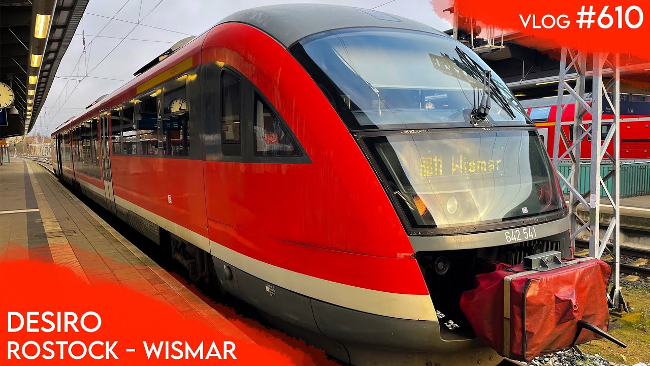 Im Desiro nach Wismar | TripReport (1. Klasse) | Vlog 610