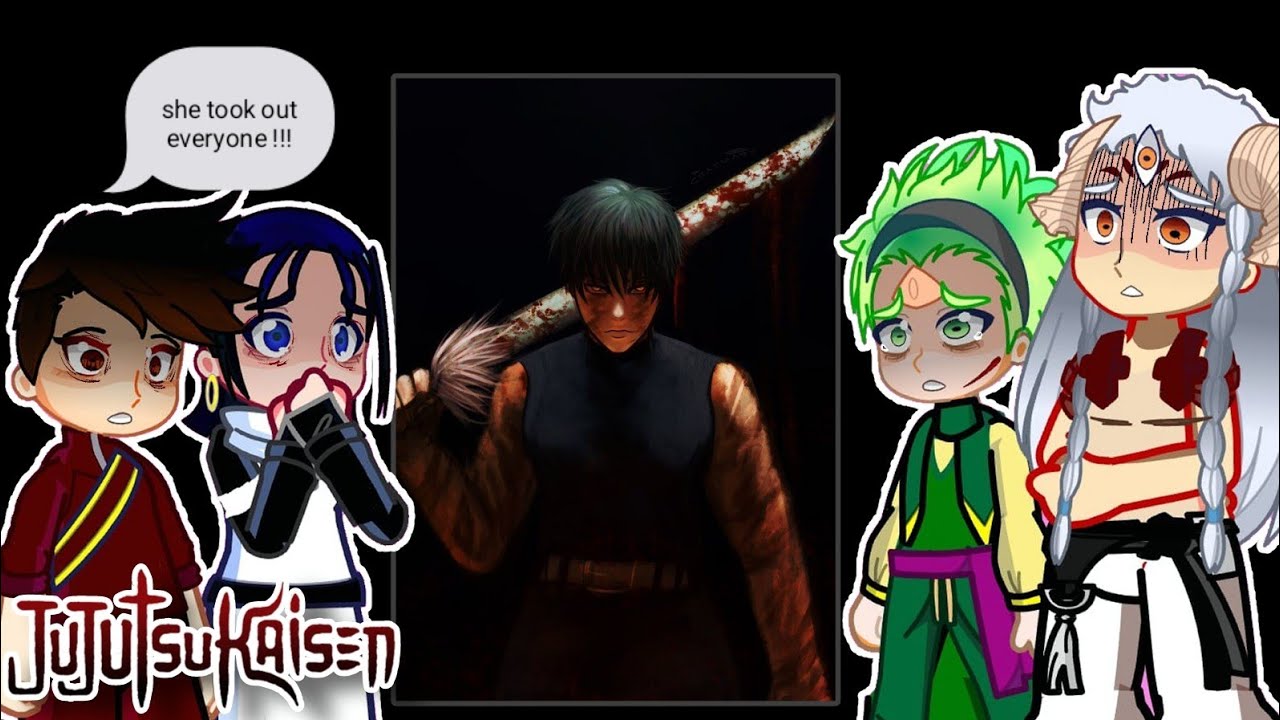 Jujutsu Kaisen Modulo react to Maki Zenin 2/2 
