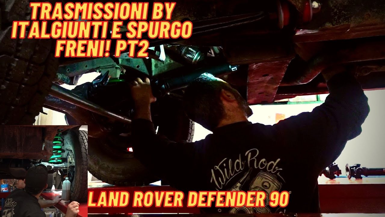 Alberi di trasmissione rinforzati by Italgiunti!! Land Rover Defender td4