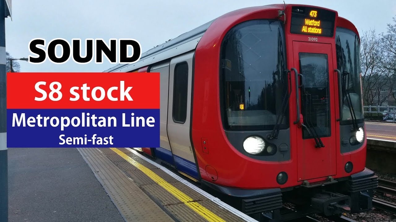 [Sound] S8 stock//Bombardier MOVIA / MITRAC IGBT//Semi-fast Metropolitan line(1.2017)