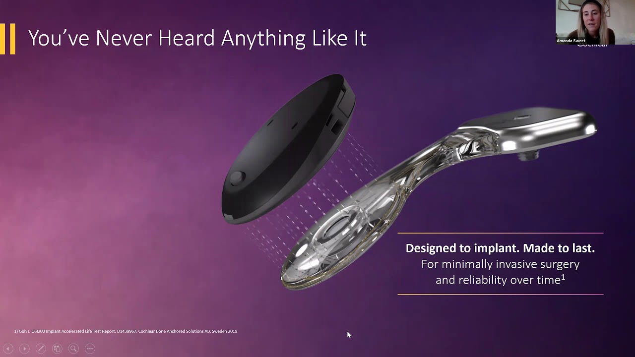 Live Chat: Osia vs Baha (with Cochlear Americas and Dr. Sheryl Lewin)