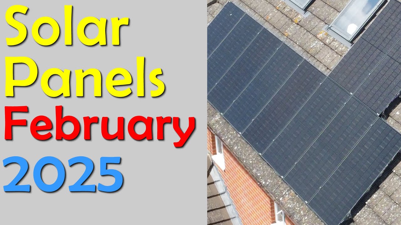 Solar Panel Generation Stats - February 2025