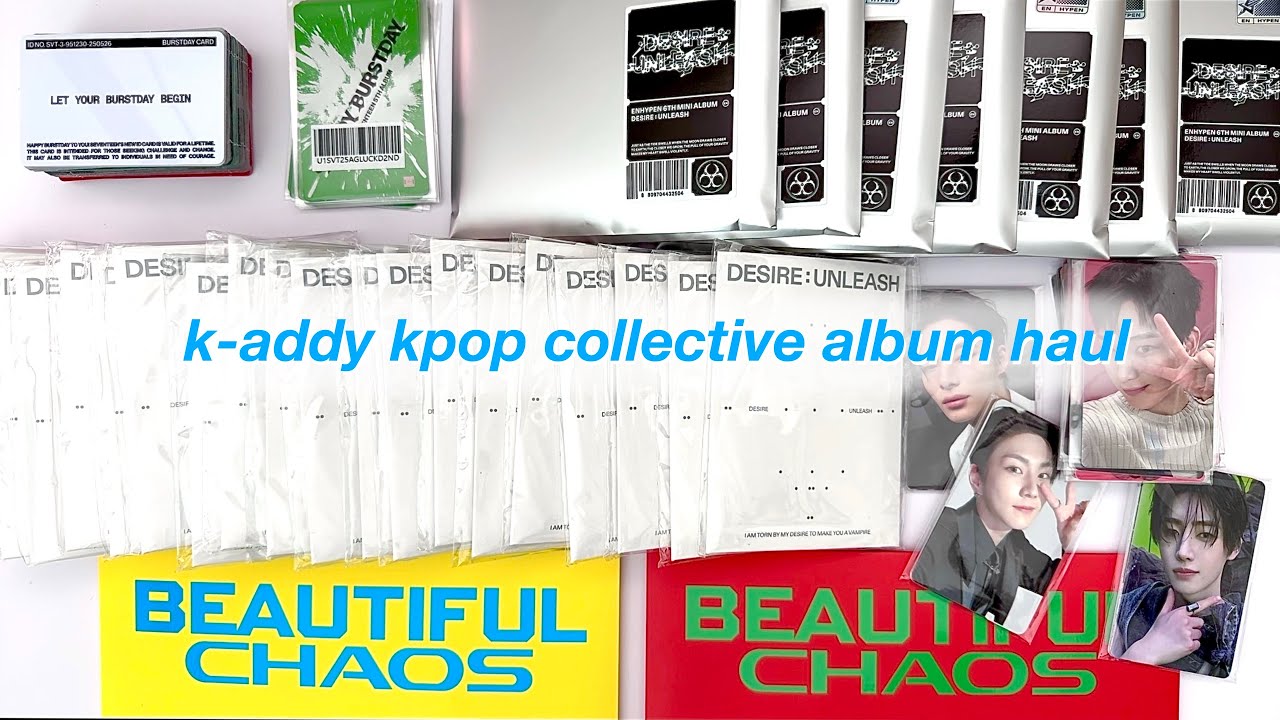 ❀ Распаковка Enhypen, Katseye и Seventeen Pobs + розыгрыши ❀ Альбом Kaddy Kpop Collective №15