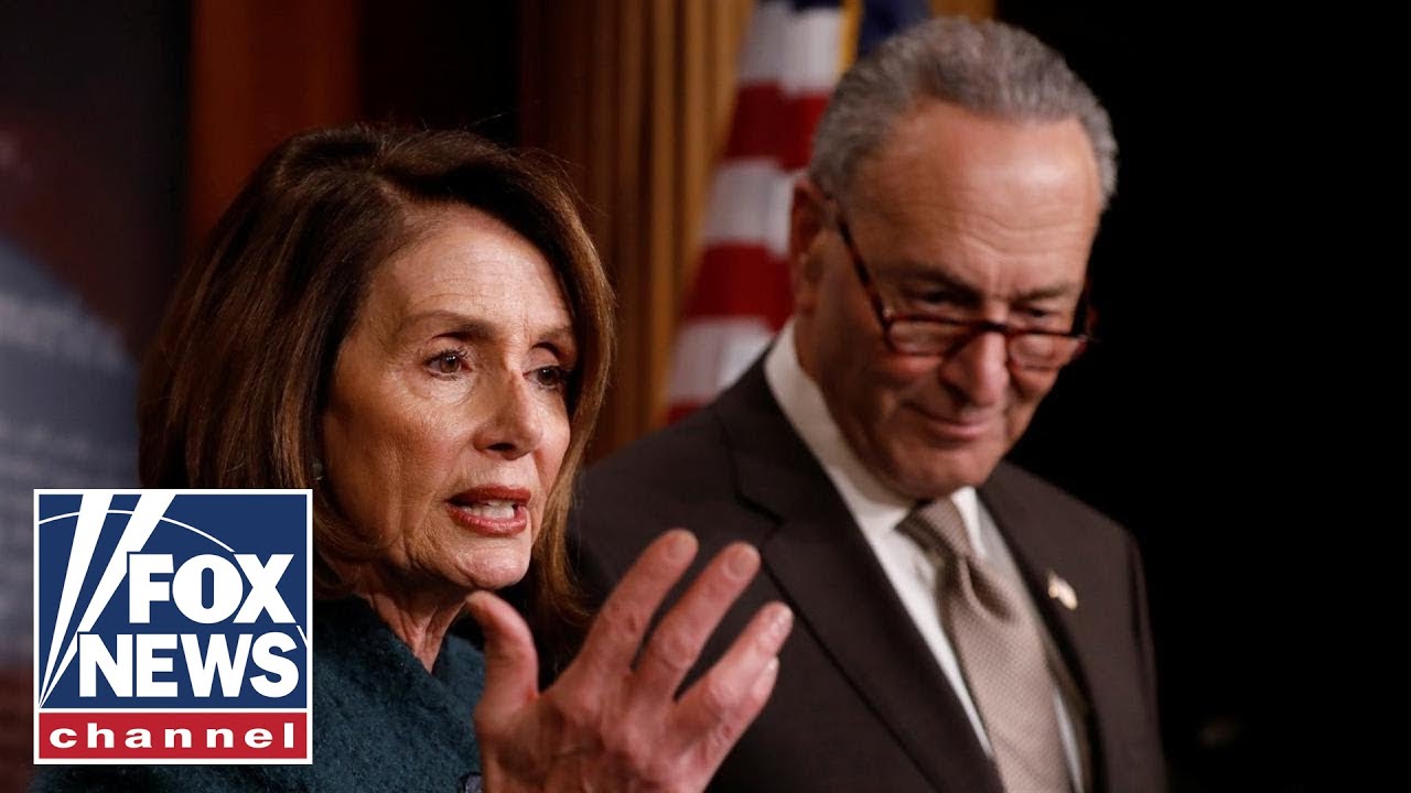 Pelosi, Schumer go off on Trump in fiery press conference
