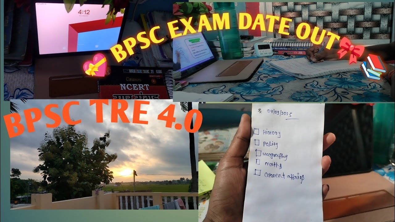 🎀📚BPSC aspirant 🌿!! study📚 vlogs!!