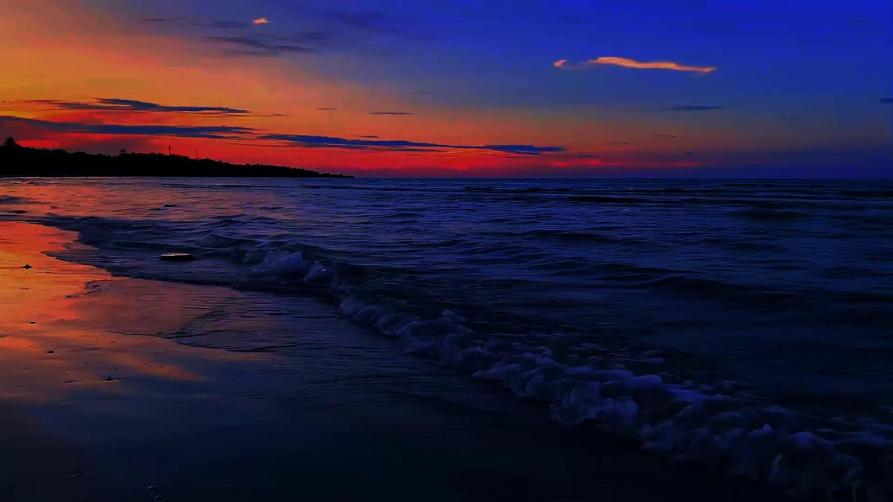 Ocean Background Sound for Sleep | Soft Ocean Waves Night
