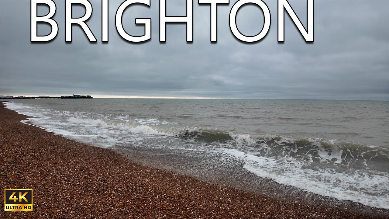 Brighton Walk 4K |  Brighton Winter Beach Walk 2025 | ASMR