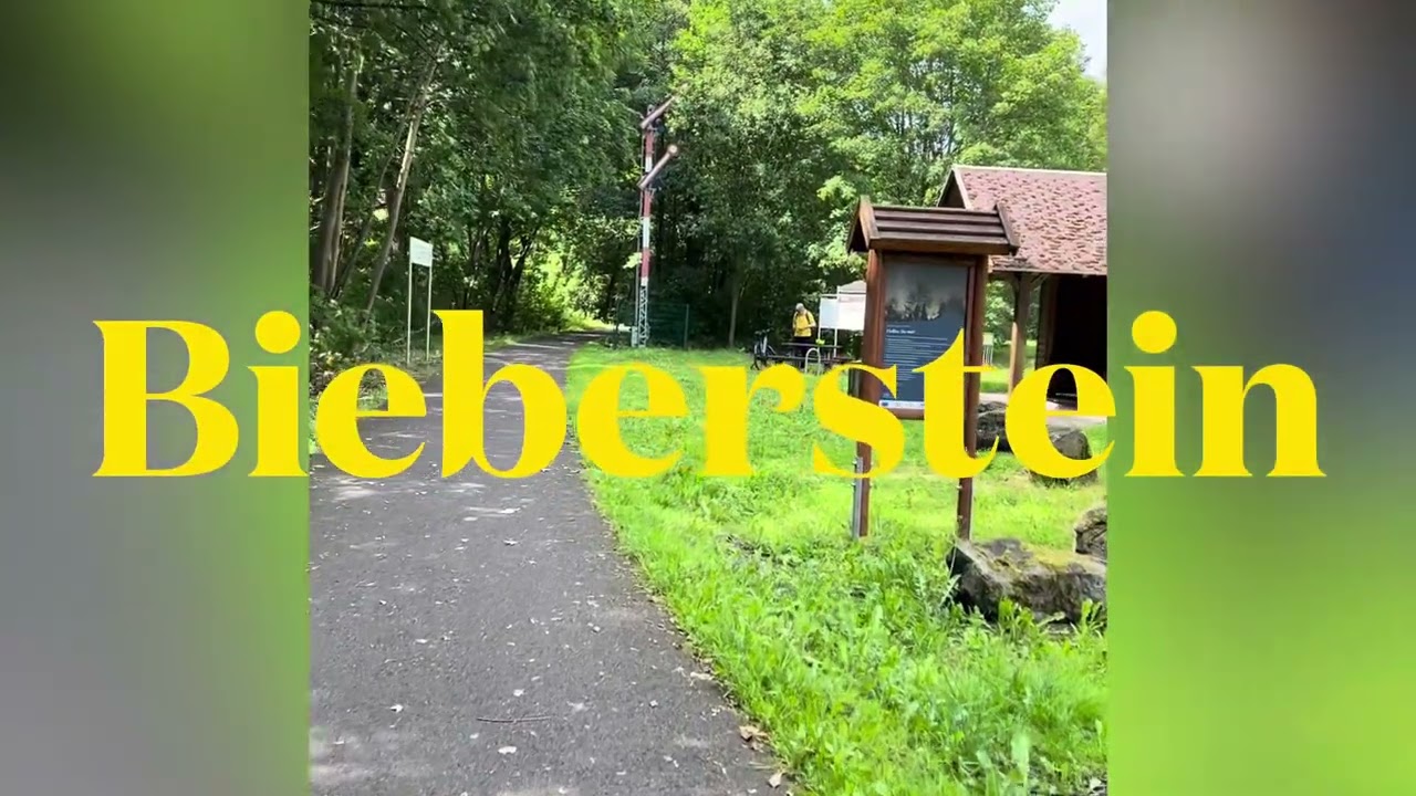 Milseburgradweg von Hilders nach G&ouml;tzenhof (bergab) bei Fulda, 27 km
