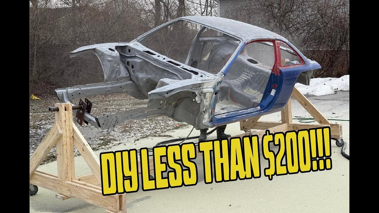 Building a Rotisserie for my New High Level S14 to be Media Blasted