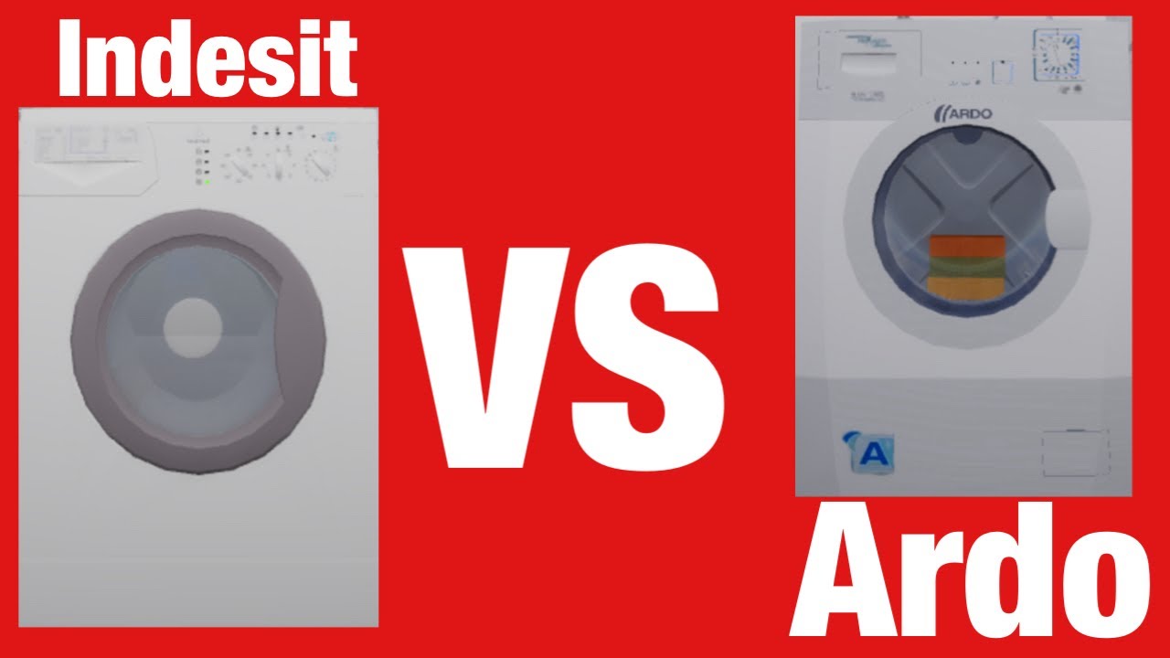 Roblox spin race: Ardo vs Indesit: game name: industrial laundry base New, (game link in desc)