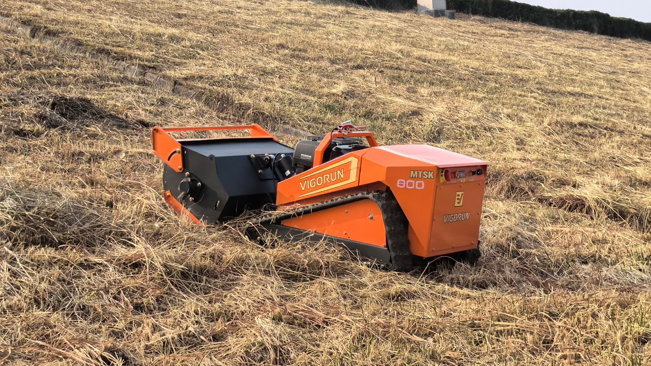 MTSK800 Remote-Controlled Flail Mower | Professional Solution for Complex Terrain