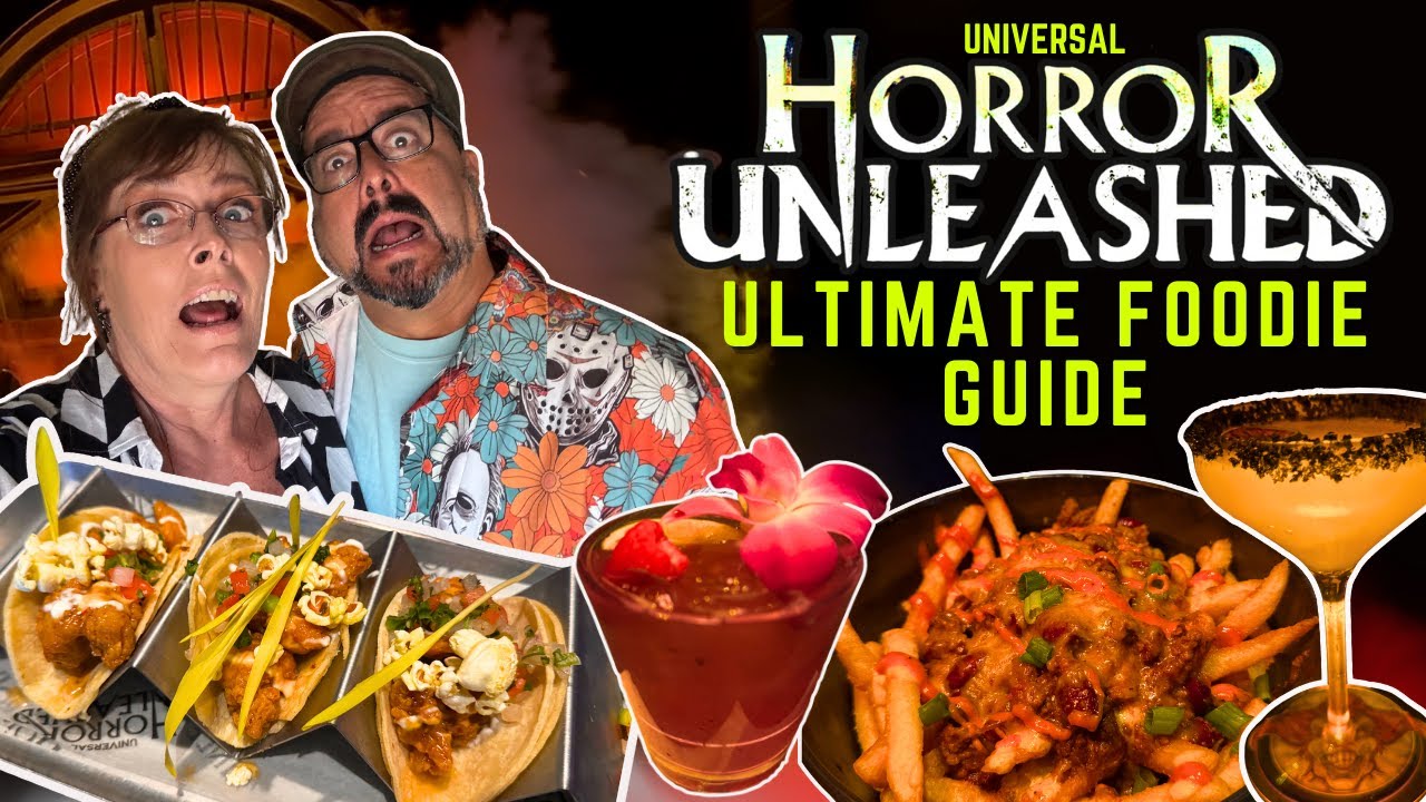 Reviewing ALL the Scary Food & Drinks at Universal Horror Unleashed!