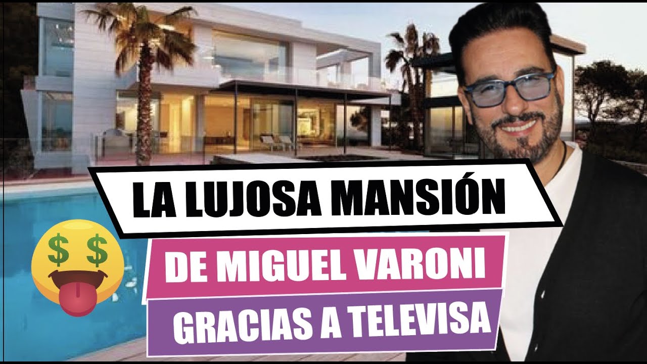 🤑La LUJOSA mansión🤑 de MIGUEL VARONI que tiene gracias😱TELEMUNDO
