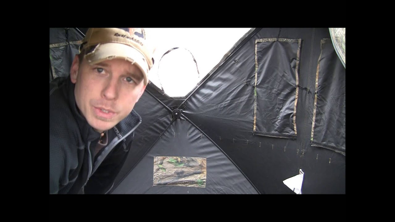 Big Game Treestands Redemption Blind and Folding Highback Chair.wmv