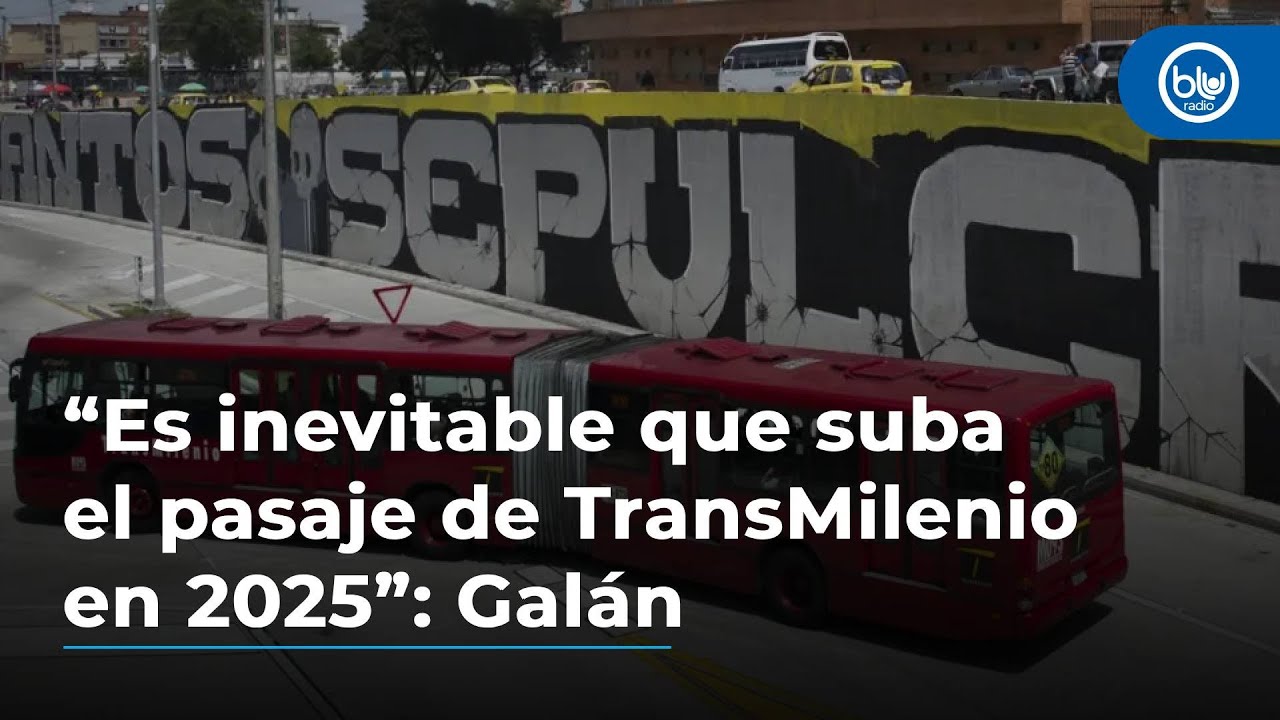 “Es inevitable que suba el pasaje de TransMilenio en 2025, aún no sabemos cuánto”: Galán