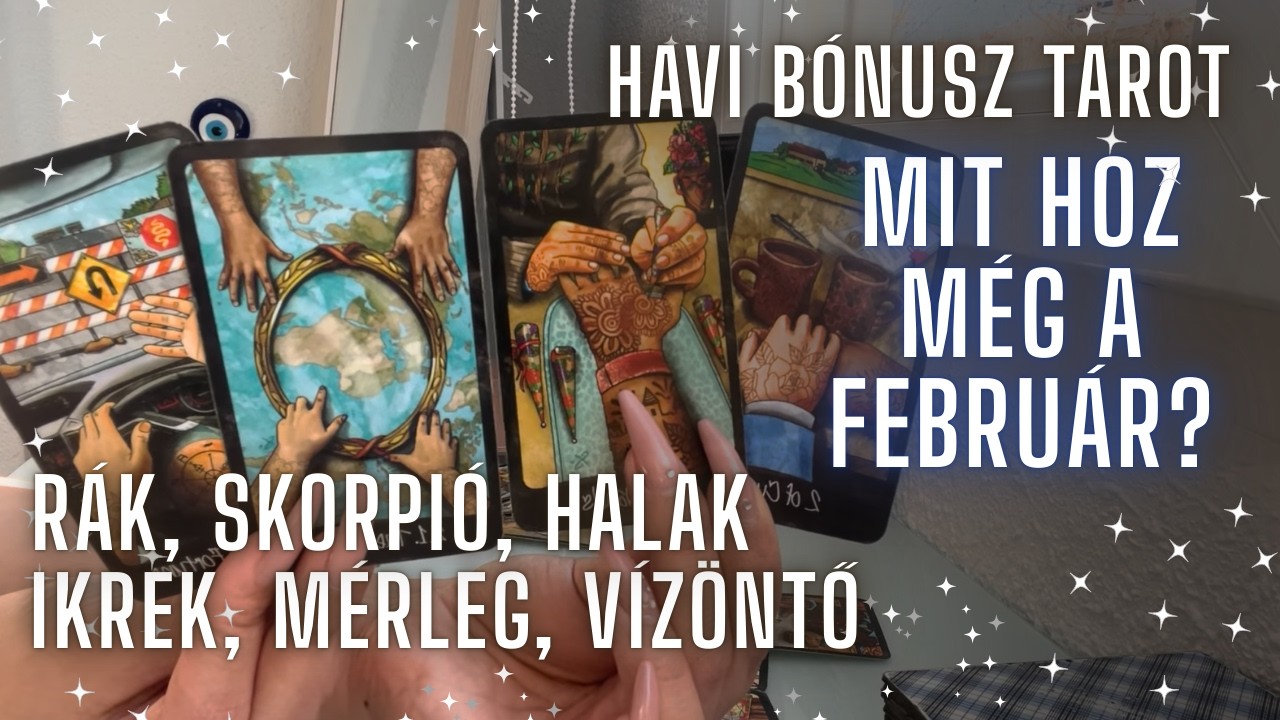 VÍZ & LEVEGŐ jegyek 🌊💨  SZERELEM & EGYÉB ❤️ 💸  Mit hoz még ez a hónap? ✨ Február bónusz tarot 2026 ✨