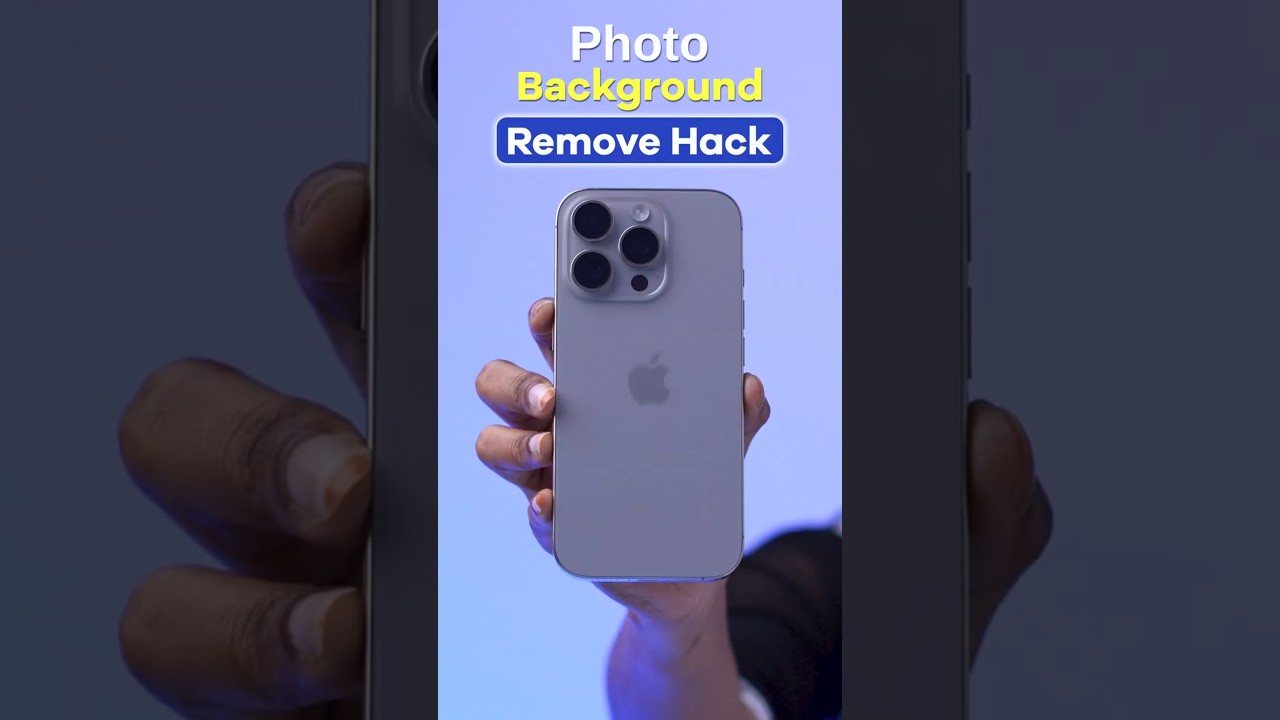 iPhone Trick Lets You Remove Photo Backgrounds in Seconds!