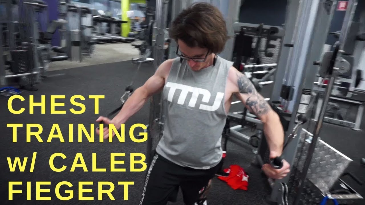 HANDYMAN SAM? | CHEST DAY W/ CALEB FIEGERT