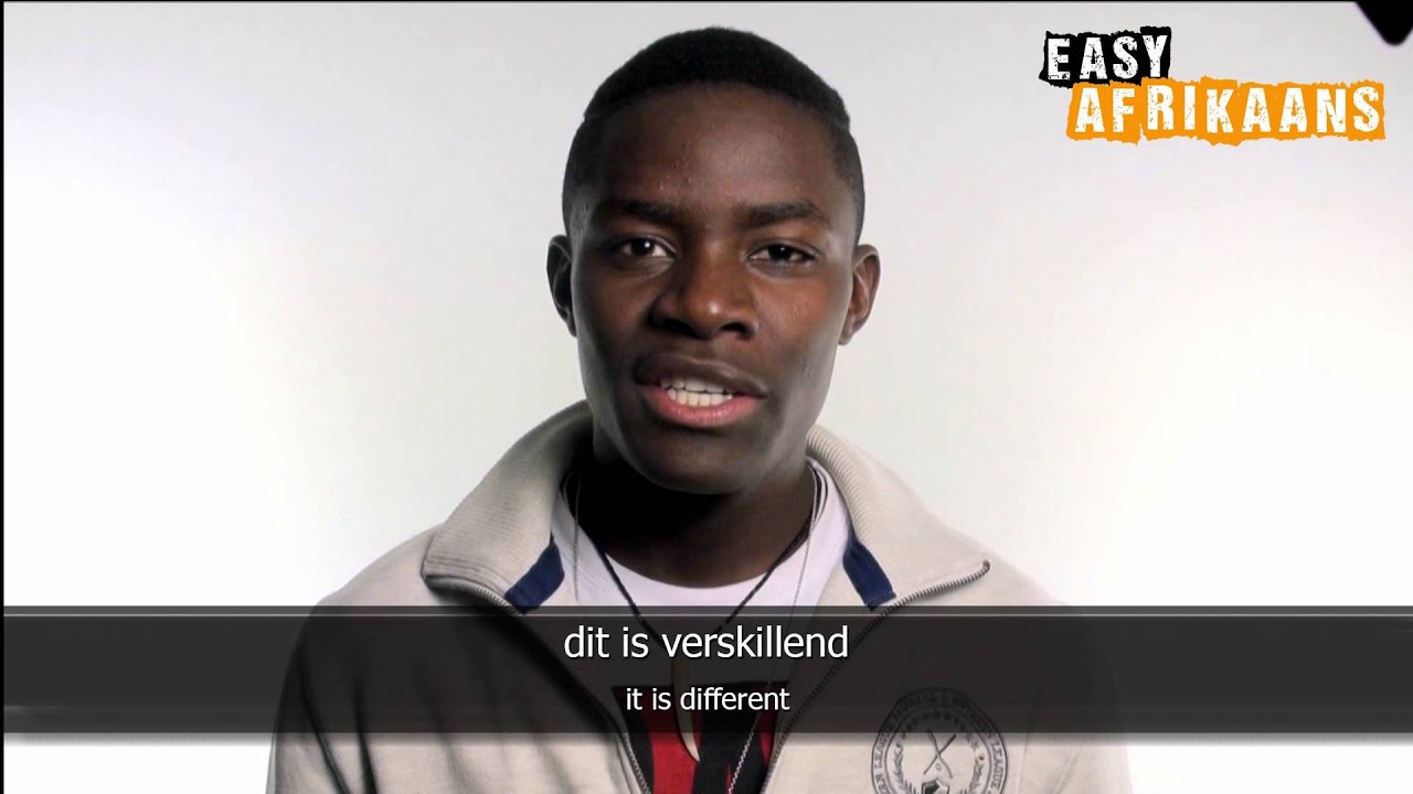 Easy Afrikaans Verbs - Wees: Dit is