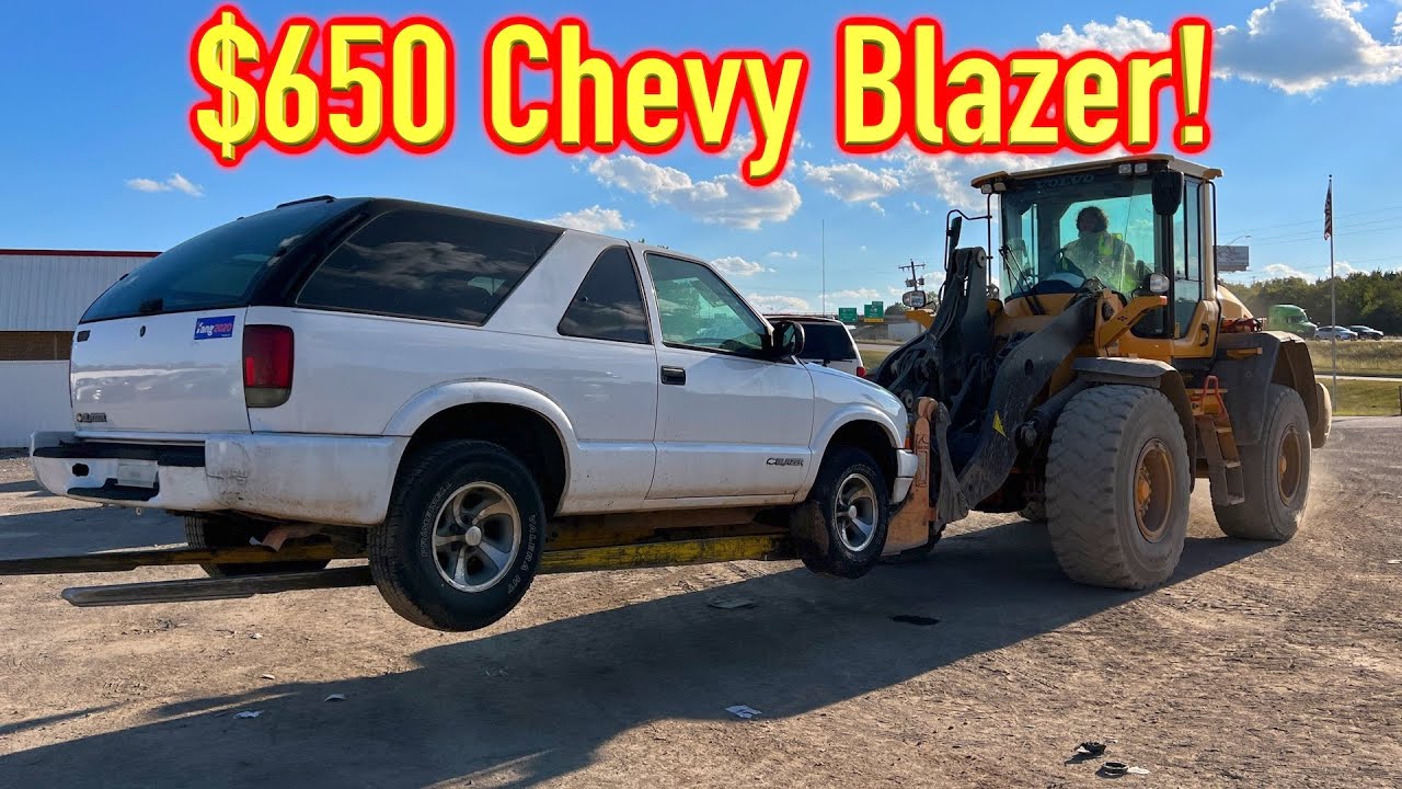 I won a 2005 Chevy Blazer from IAA for $650! Will it Make it Home?