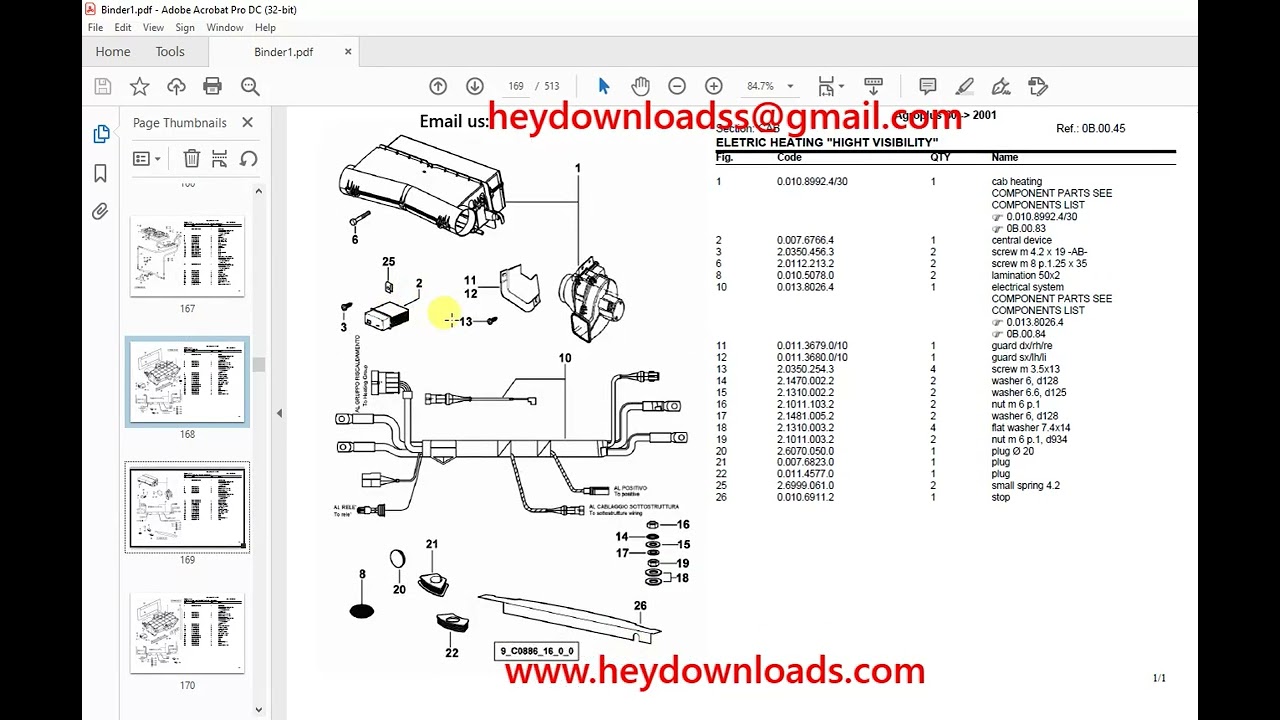 Deutz Fahr Agroplus 60 After 2001 Parts Catalog Manual
