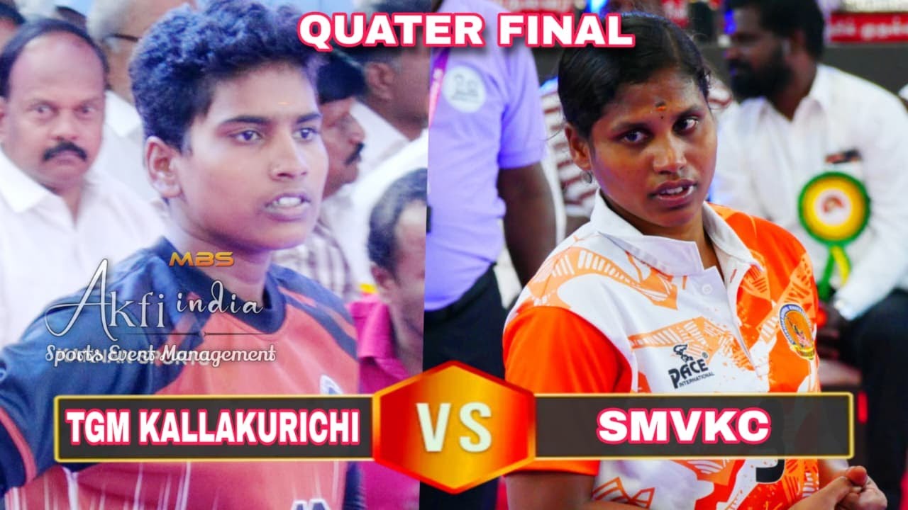 QUATER FINAL - SMVKS VS TGM KALLAKURUCHI    #STATE LEVEL WOMENS KABADDI MATCH  @CHENNAI