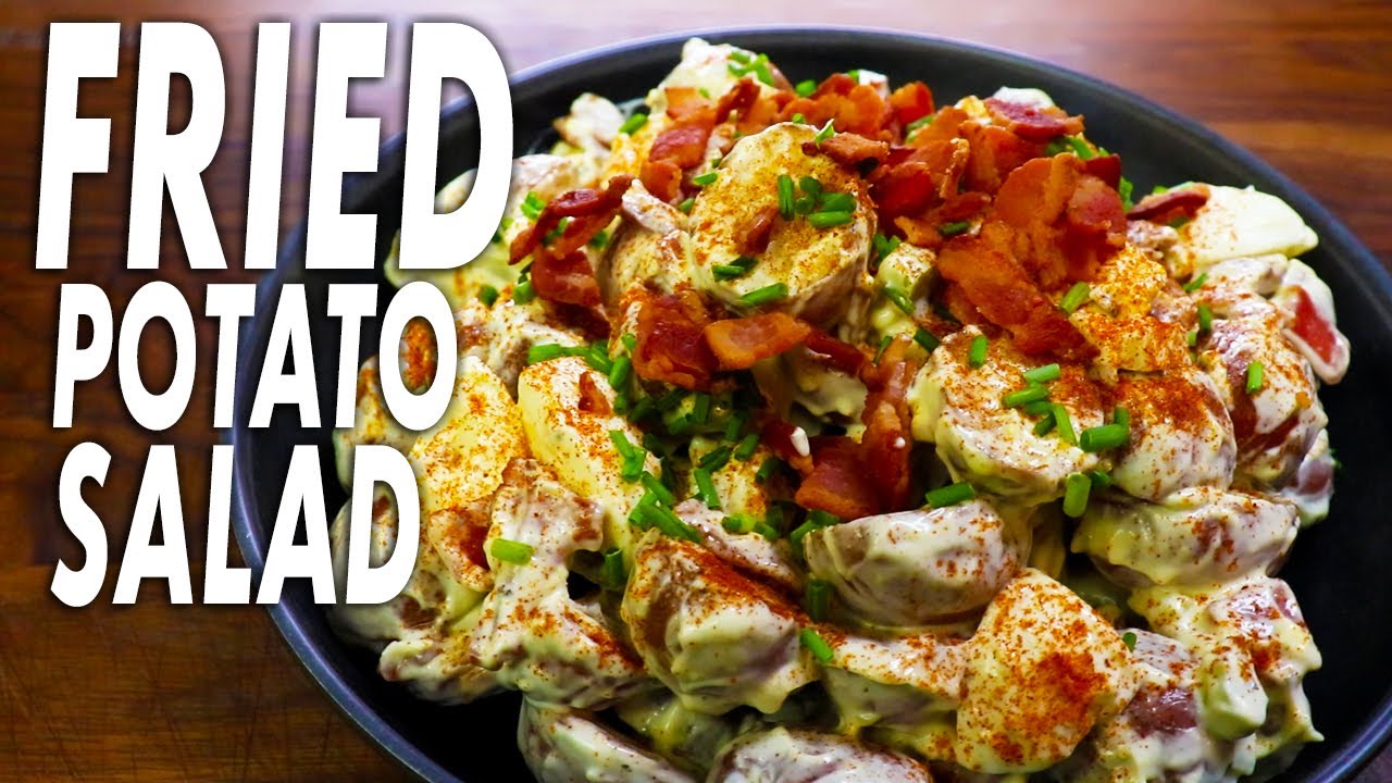Fried Potato & Bacon Salad - The Perfect Side Dish For BBQs and Picnics