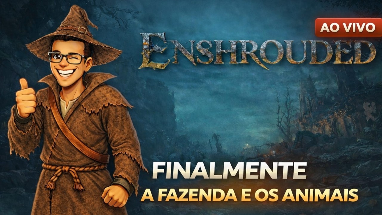 🔴DIA 6 ENSHROUDED | Evoluindo a Fazenda e Avançando no Progresso! ⚔️