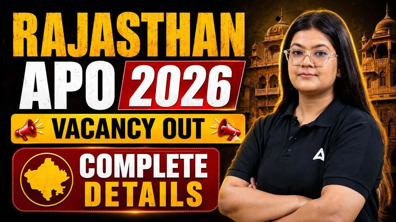 Rajasthan APO 2026 Vacancy Out | Total-371 Posts | RPSC APO Notification Out!!