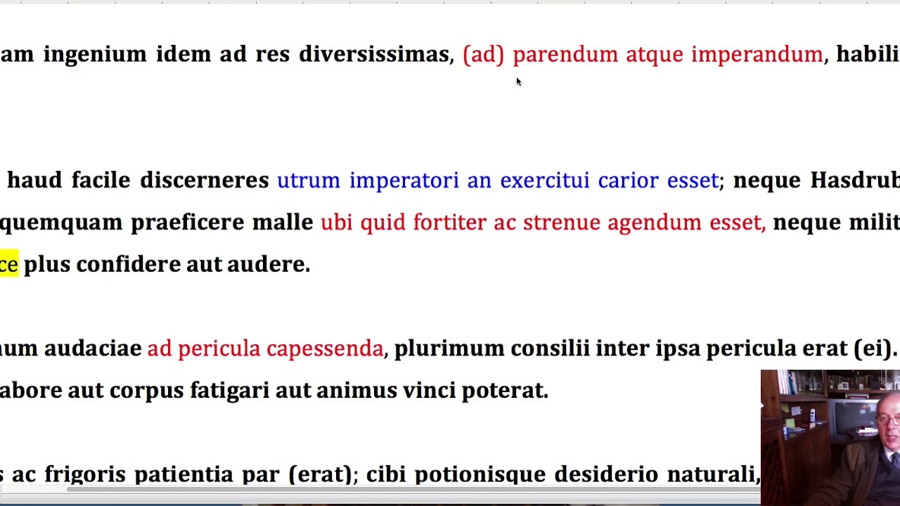 AB URBE CONDITA XXI, 4, TITO LIVIO  ANNIBALE SUCCEDE AD AMILCARE