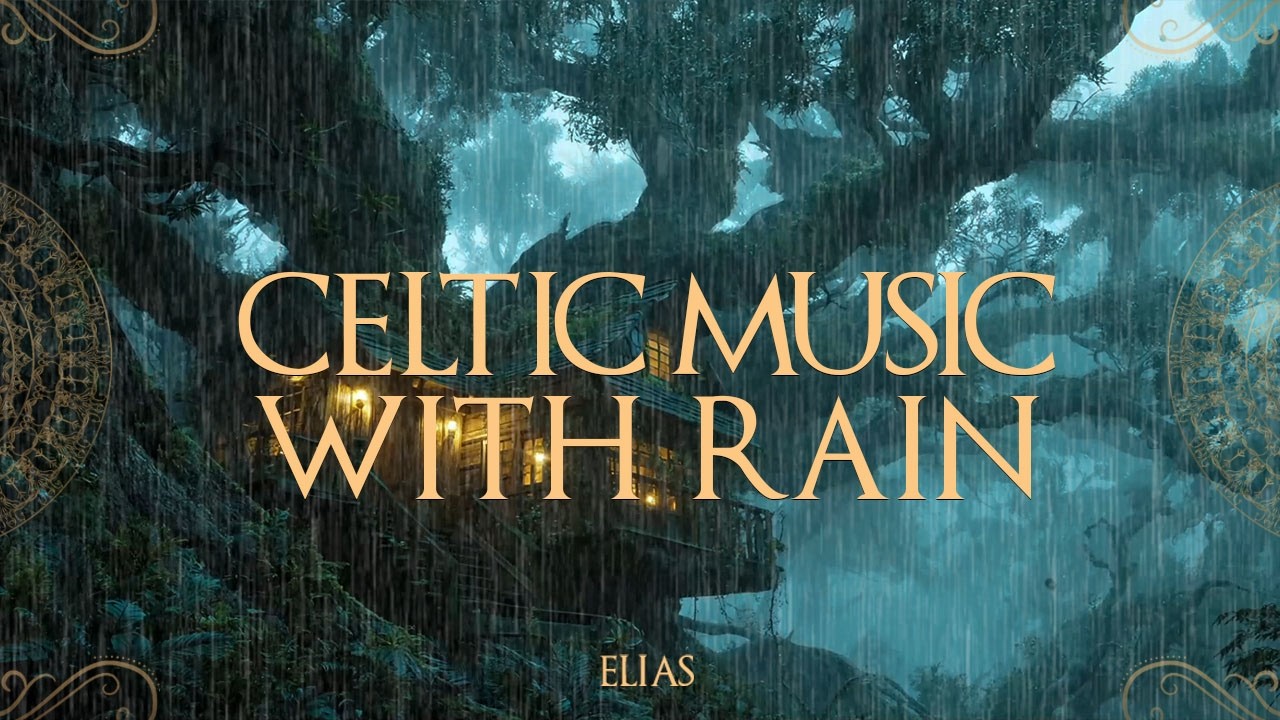 Medieval Music Celtic Fantasy Rain – Celtic Medieval Rain Ambience– Instrumental Music for Sleeping