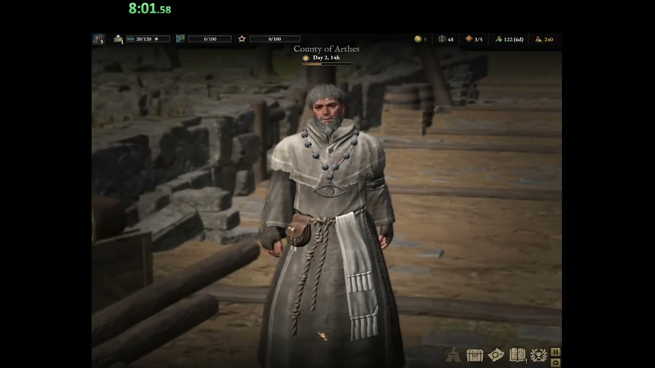 Wartales - Arthes speed run in 38:52