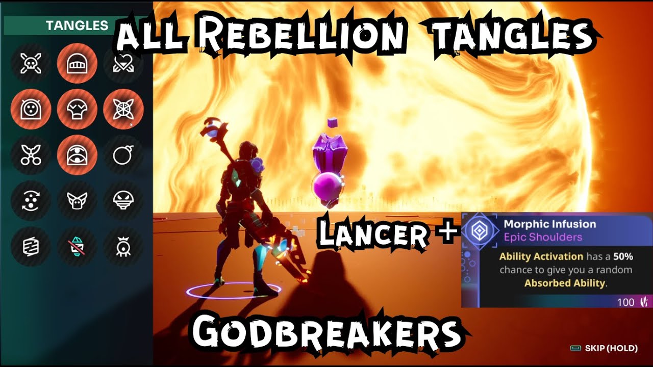 Godbreakers Solo All 5 Rebellion Tangles with Lancer Archetype